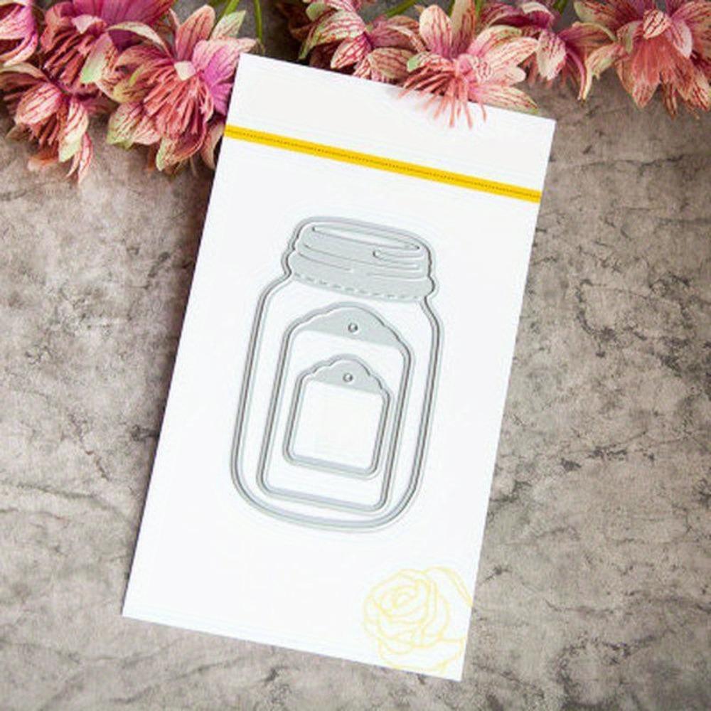 3 шт., штампы для резки бутылок желаний, трафарет, скрапбукинг, альбом, бумажная карта, ремесло, сделай сам