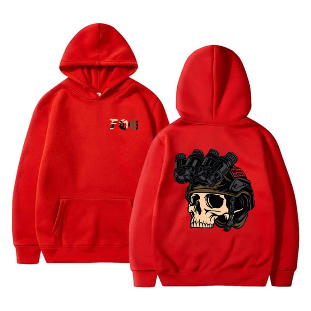 Худи с двусторонним принтом черепа Forward Observations Group, мужская мода, худи-пуловер оверсайз, мужская и женская толстовка