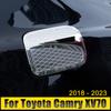 For Toyota Camry XV70 2018-2024 2024 2024 ABS Carbon Fiber Car Fuel Tank Cover Oil Cap Decorative Trim Case Sticker Accessories