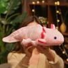 45cm Kawaii Colorful Newt Plush Toy Stuffed Cute Axolotl Salamander Fuzzy Plush Fish Appeasing Long Pillow Cushion Children Gift Idea
