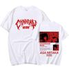 Anime Chainsaw Man Asa Mitaka T Shirt Funny Graphic Manga Print Tee Shirt Men Women T-shirts Oversized Gothic Unisex Streetwear