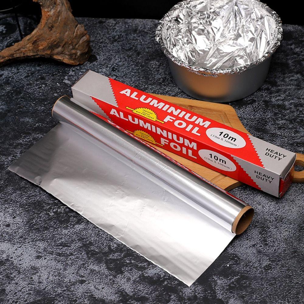 5M/10M/20M Thickened Barbecue Tin Foil Roll Disposable Baking Wrap Tin Foil  for Ovens Freezers