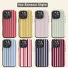 Clmj Модный чехол для телефона в полоску для iPhone 17 16e 16 15 14 13 12 11 X XS XR 7 8 Air Pro Max Plus Роскошная двухслойная задняя крышка