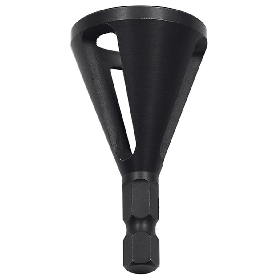 Инструмент для снятия заусенцев с внешних кромок с черным шестигранным хвостовиком, удаляет заусенцы, инструменты для ремонта