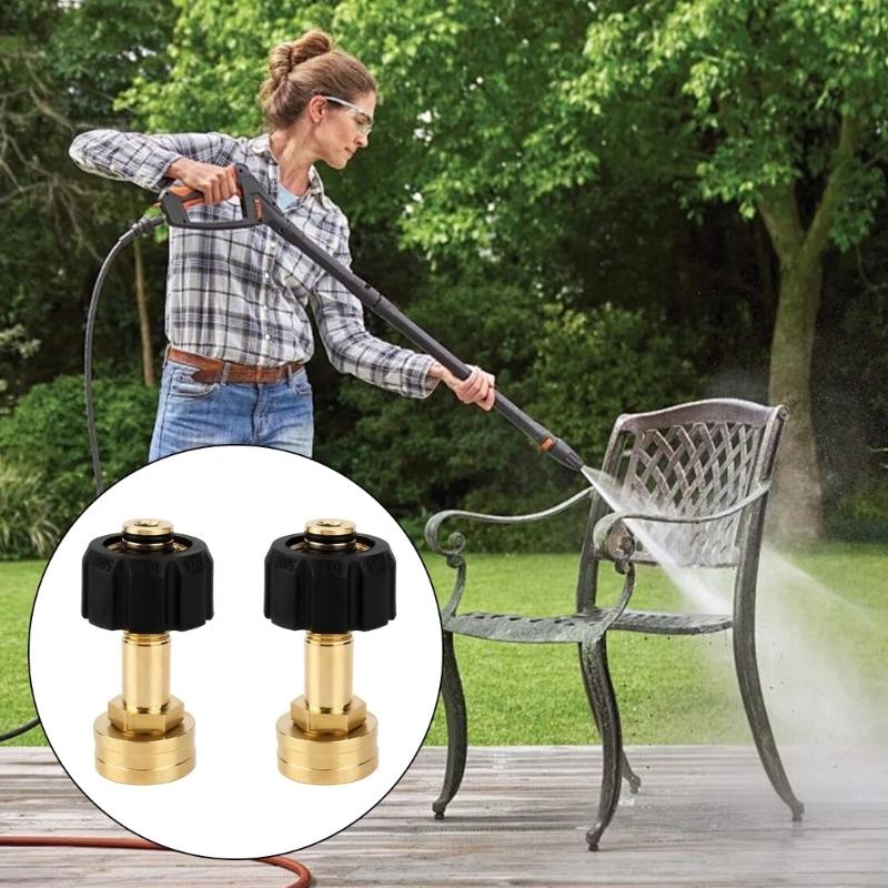 Промышленный быстросъемный адаптер с внутренней резьбой 3/4 дюйма M22-14 мм, медный фитинг для систем шлангов высокого давления