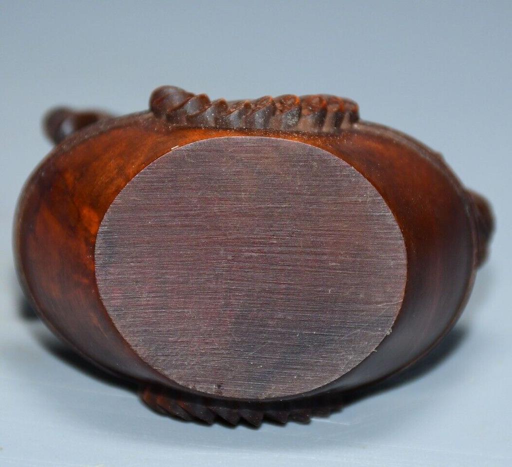 China Natural Boxwood Wood Carved Exquisite Horse Statue Figurines Ornament Art