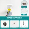 21 piece of wall repair kit 2/4/6/8 inch with scraper sandpaper durable self-adhesive fiberglass mesh crack repair kit