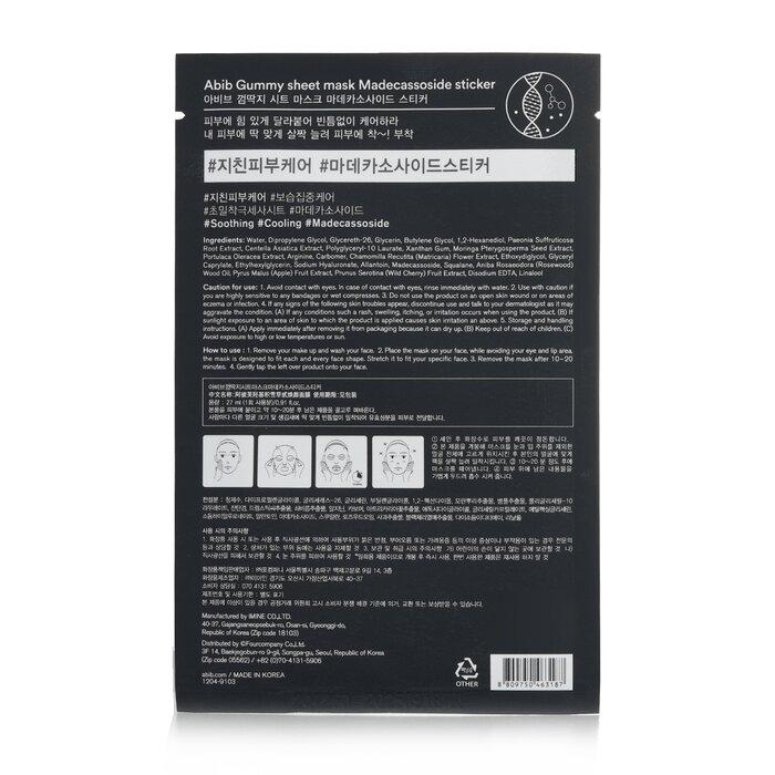 ABIB Gummy Sheet Mask - Madecassoside Sticker