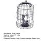 Squirrel Proof Caged Birds Feeder for Outdoor Hanging Metal Cage Seeds Tube Wild Birds Feeder with 4 Ports for Small Birds Goldfinches Chickadees
