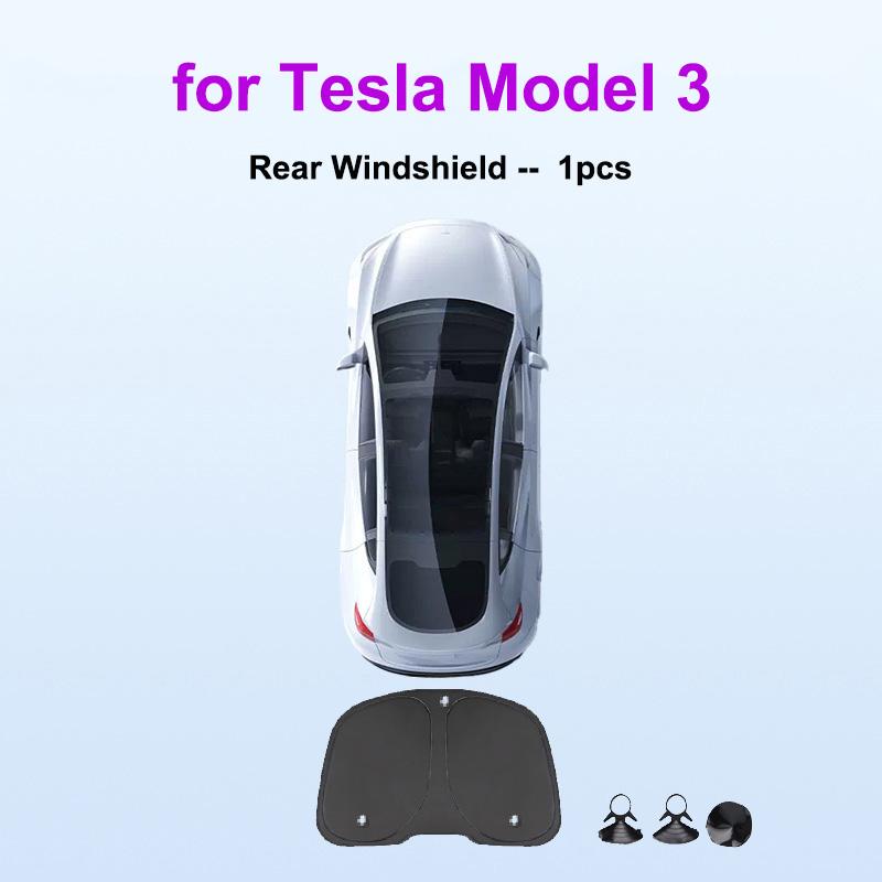 for Tesla Model 3 Y Juniper Highland 2025-2020 Car Side Window Sunshade Front Rear Windshield Privacy Blind Sun Shade Camping