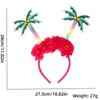1pc Hawaiian Party Headbands Set Includes Palm Tree Head Wear Flamingo Party Glitter Head Accessories Pineapple Party Headband