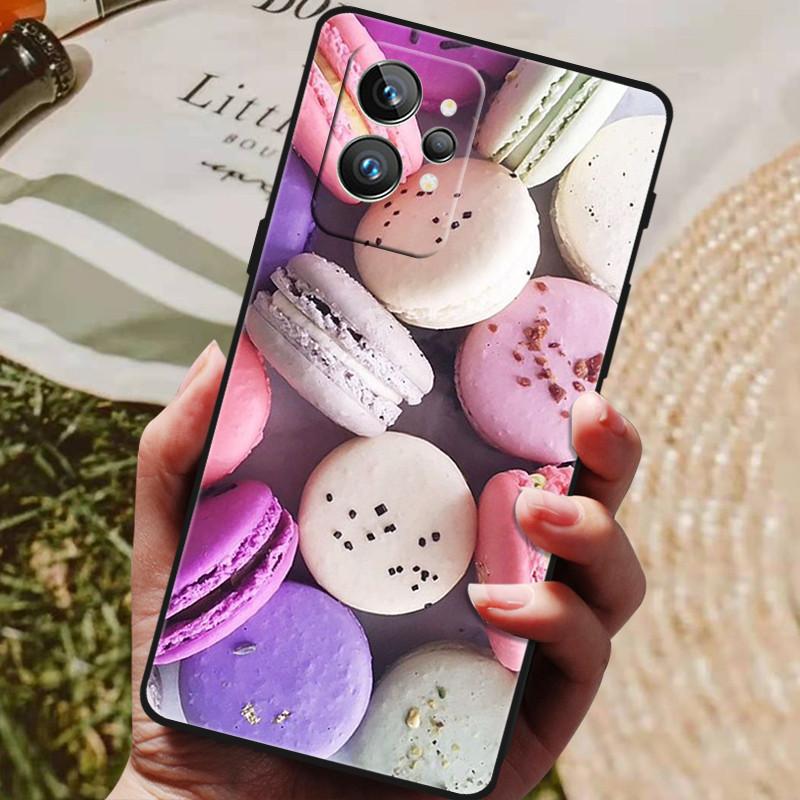 Чехол для Realme GT2 Pro 5G ТПУ Черный Бампер Силиконовый Защитный Funda для Realme GT 2 Pro Чехол для Телефона GT2 Pro 2PRO 2022 Capas