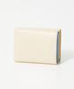 Marni PFMO0105Q0P5298 Raised Ivory Wallet Tri-fold [Used]