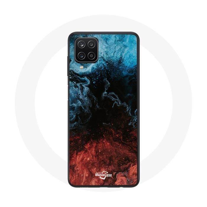 Case for Samsung Galaxy A22 4G Abstract Texture Background Red Black Blue