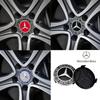 New 4 Pieces/Set Mercedes Benz AMG Wheel Center Hub Caps 75mm Diameter with Embossed Benz Emblem Tire Rim Covers for W203 W206 W220