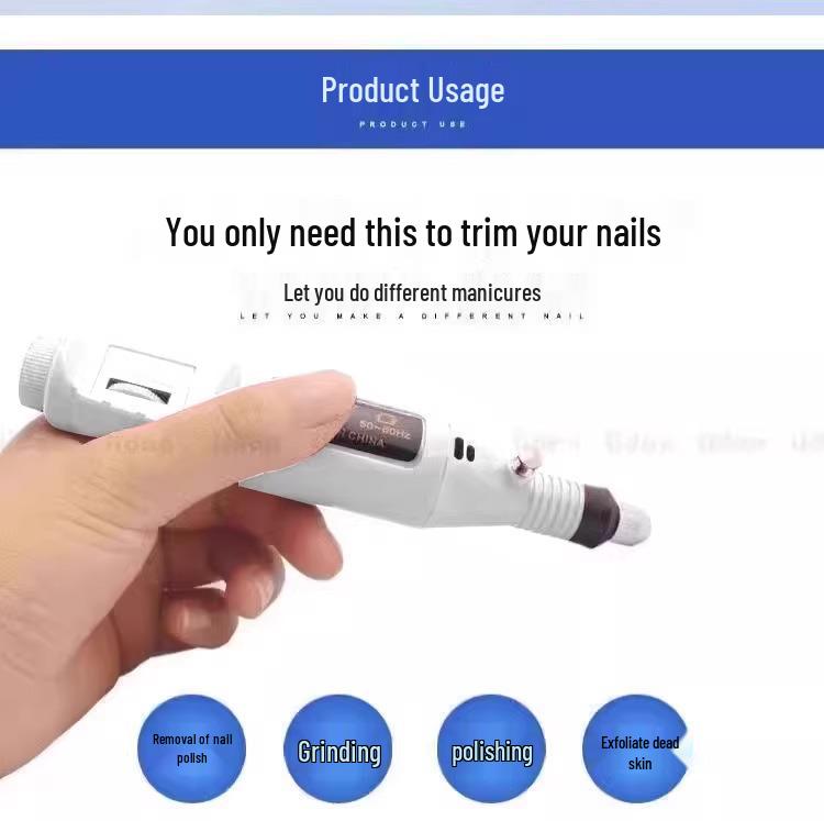 Скидка для новичков: Электрическая пилка для ногтей при онихомикозе - Инструмент для маникюра ногтей на ногах