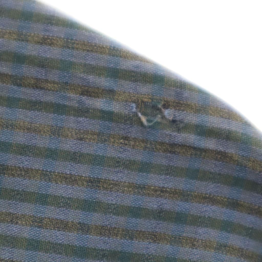 McGregor Винтажная рубашка 60-х годов, сделано в США, клетчатый узор, короткий рукав, открытый воротник, мужская, б/у