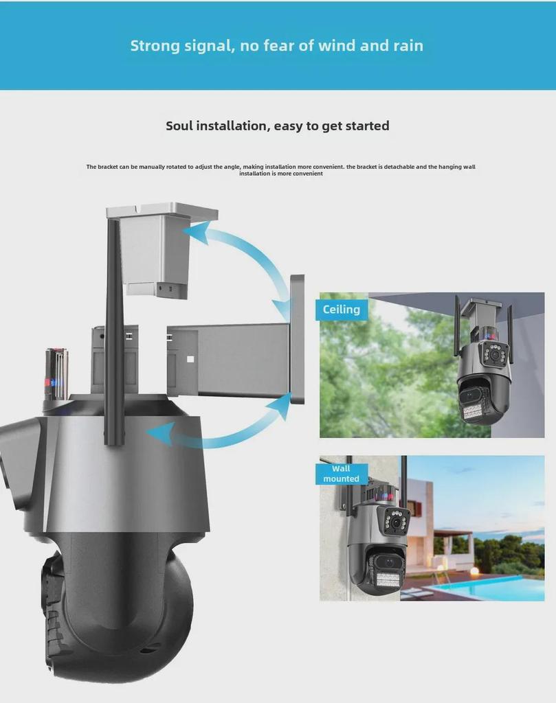 Беспроводная HD-камера Xiongmai ICSEE P11 для наружной съемки