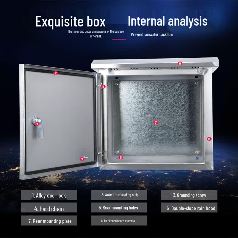 Outdoor Waterproof 201 Stainless Steel Electrical Enclosure