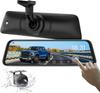 T9 Rearview Camera Monitor Mirror Ultra Night DIY Touch Easy Stable Emergency No Time Rearview Mirror AUTO-VOX Set, Replacement, 1080P, Vision,