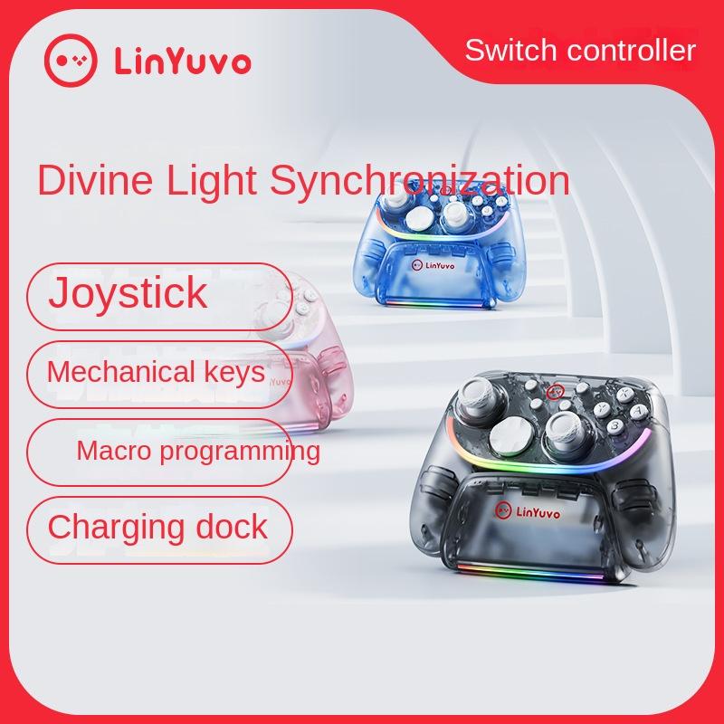 LinYuvo United Travel for Pro Wireless Game Controller for Motion Sensing Hall Effect Joysticks-Charging Controllers