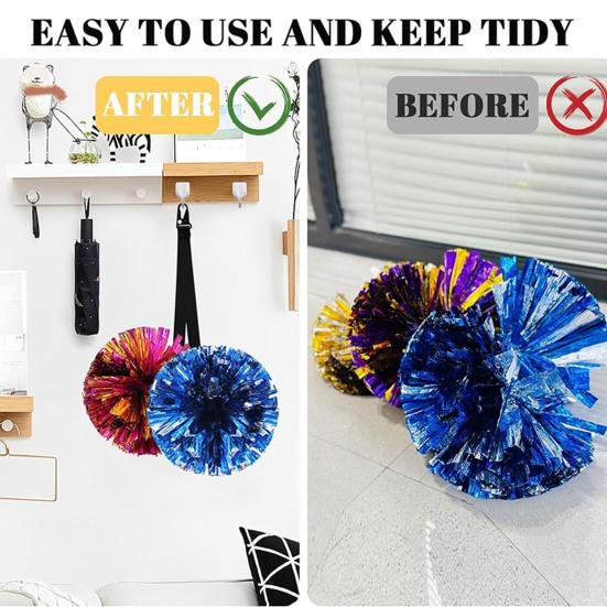 1/2 упаковки, держатель с бантом Cheer, портативный держатель для черлидинга для девочек-подростков, спорт в старшей школе и колледже