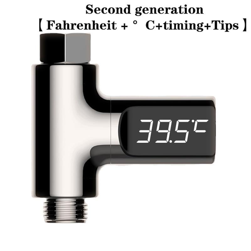 Монитор температуры воды в ванне Электричество Домашний светодиодный дисплей Смесители для душа Термометр для воды Измеритель температуры в детской ванне