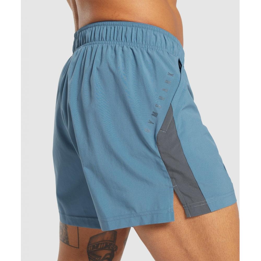 Gymshark Sport 5 Шорты Выцветший голубой Титановый синий A2a8k Ucmz
