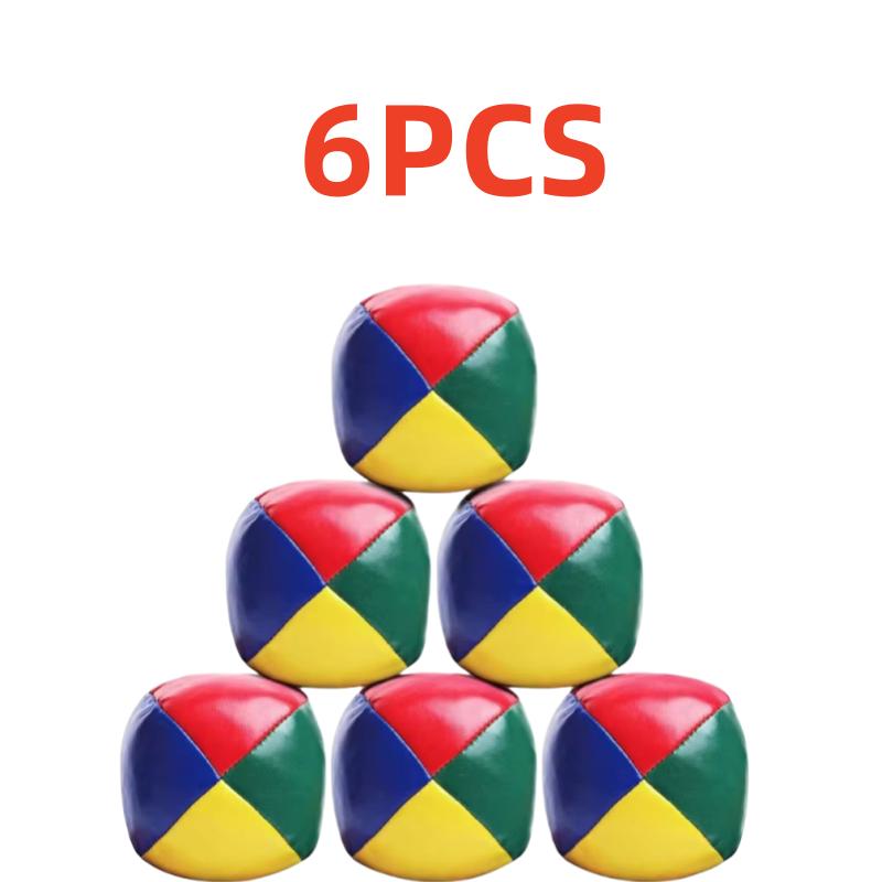 6Pcs Small Sandbag Juggling Ball Toy Learn To Juggle Beginner Kit Circus Outdoor Fun Children Kids Toy Balls Kid Interactive Toy