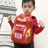 Kids Car Themed School Backpack Eva Material With Breathable Straps For Preschool And Elementary Education