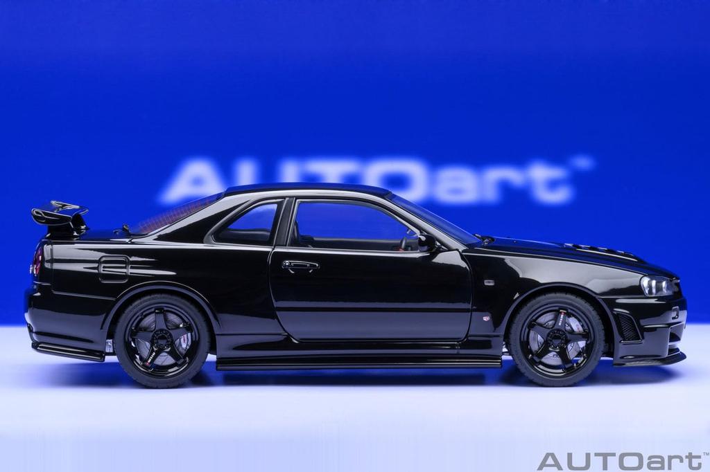 AUTOart Nismo R34 Black Pearl Finished Product 1/18 GT-R Z-tune