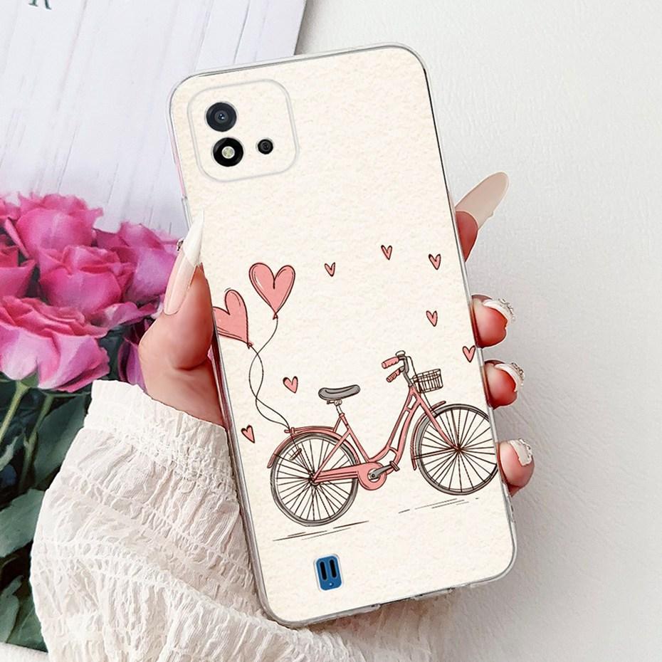 Cute Cartoon Case For Realme C11 (2021) Soft Silicone TPU Back Cover For Realme C11 2021 RMX3231 Phone Cases