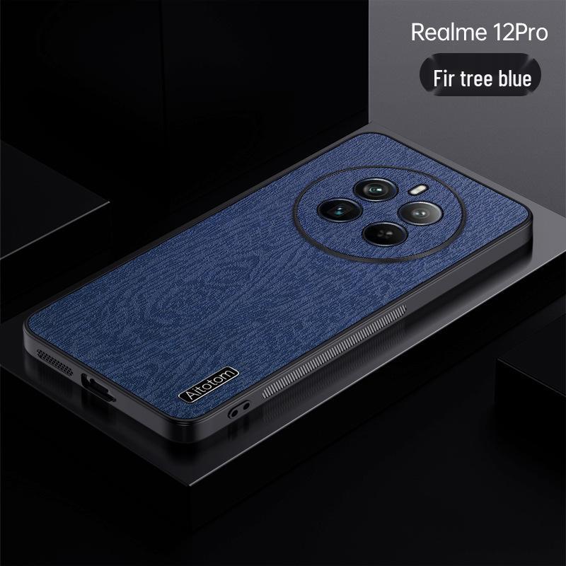Противоударный чехол для телефона OPPO REALME GT6/V60 с текстурой коры