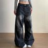 Trendy American Distressed Wide-Leg Jeans for Men & Women