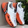 Men's Casual Vulcanized Shoes Fashion Luxury Sneakers Flat Shoes for Man Thick-soled Height-increasing  Shoes Big Size