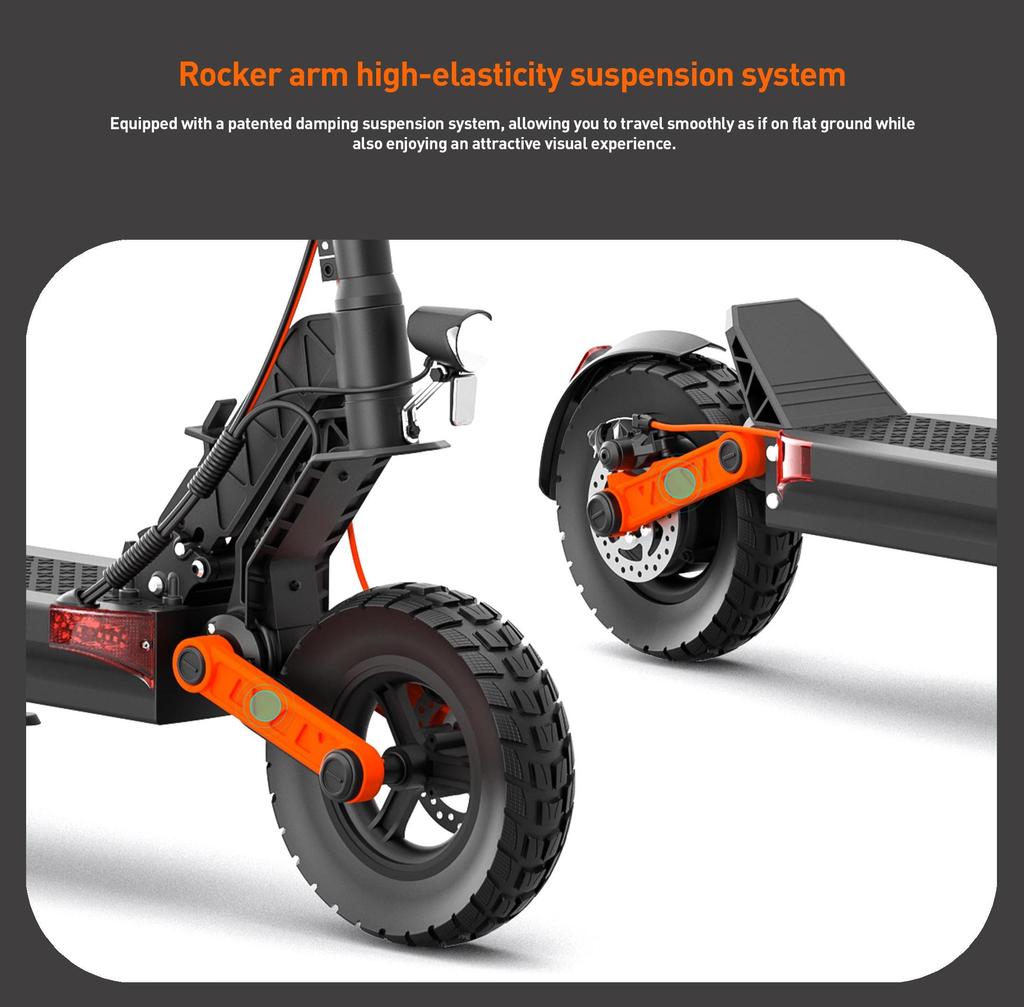 Складной электросамокат JOYOR S8 600 Вт Двигатель 48 В 26 Ач Аккумулятор 25 км/ч Скорость 90 км Максимальный запас хода