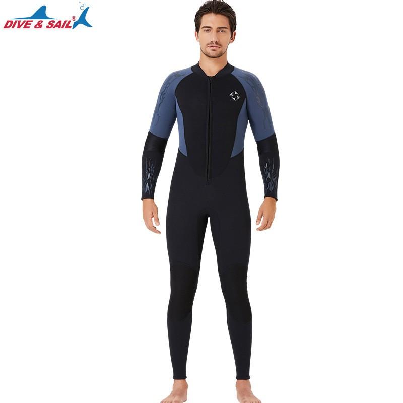 3mm Fullsuit Wetsuit Men Women Thermal Dive Surf Swimsuit Winter Spring Summer Autumn Use