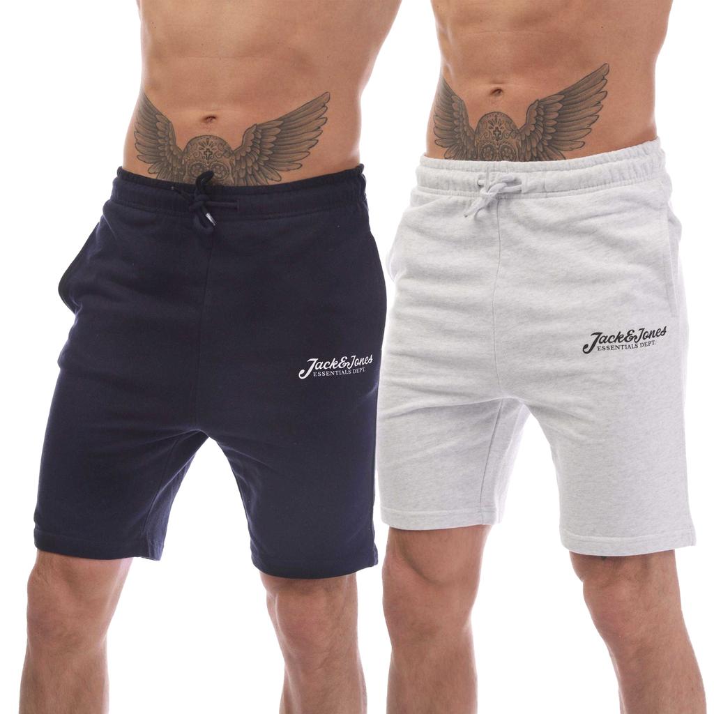 Jack And Jones Mens Gordan Beau Sweat Shorts (Pack of 2)