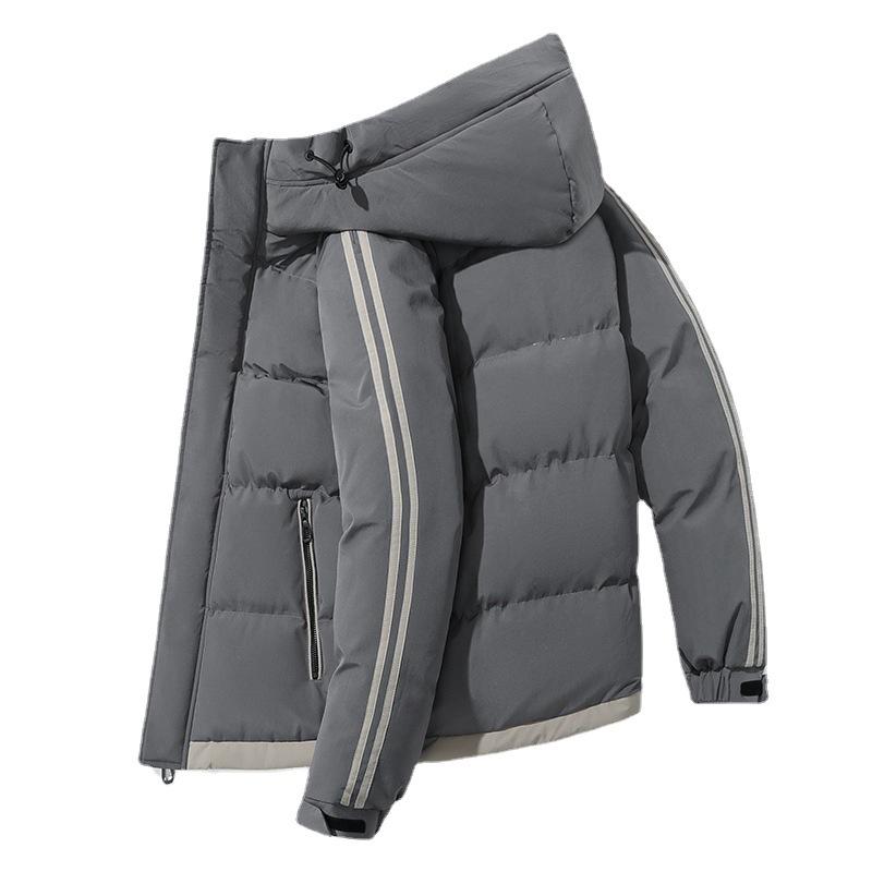 Мужское пальто на хлопковой подкладке осень и зима новое мужское пальто на хлопковой подкладке модная короткая куртка на хлопковой подкладке утолщенный пуховик мужское пальто на хлопковой подкладке