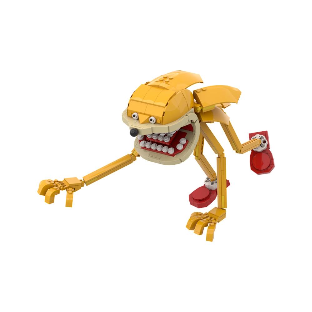 MOC Анимированная Фигурка Sonices Модель Строительные Блоки Ужас Грешный Еж Фигурка Экшн Сборные Кирпичики Игрушка Подарок на Хэллоуин