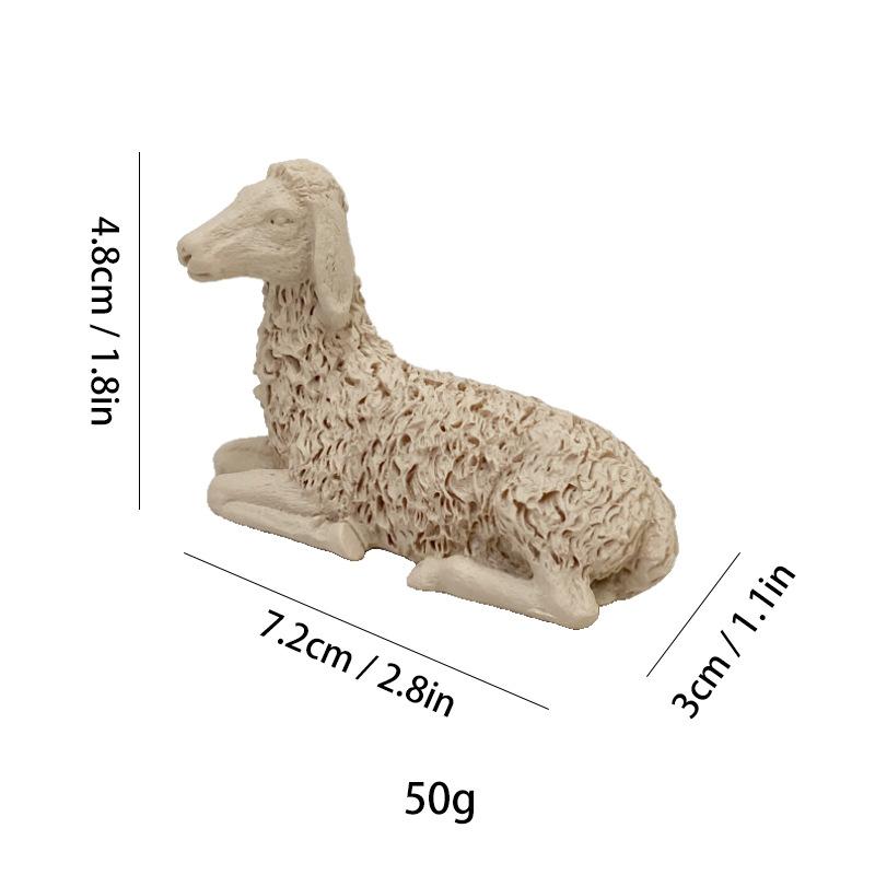 Скульптура имитирующая человеческую фигуру Христос Католицизм Пастух Ангел Смоляные поделки Иисус Домашнее украшение Украшения