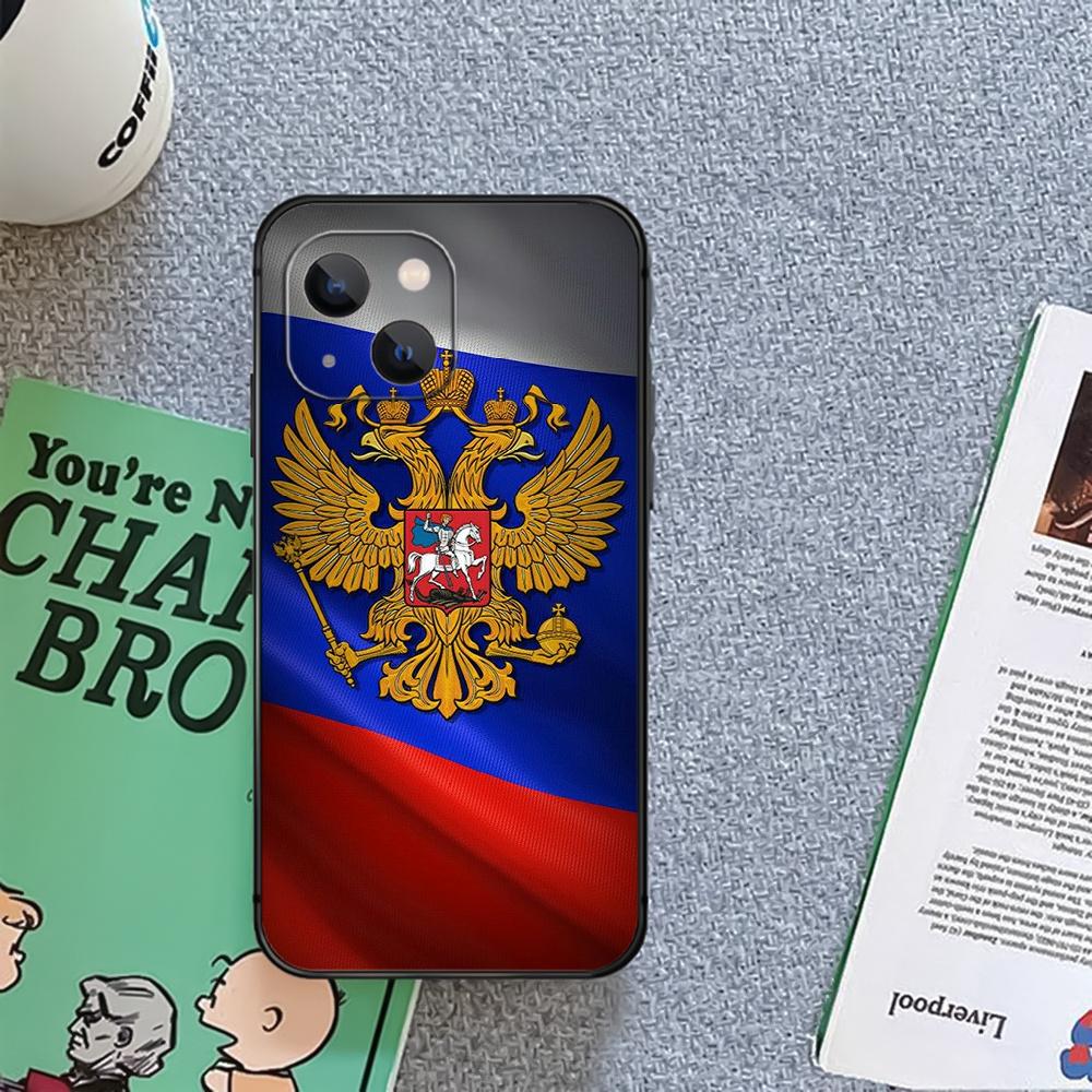 Чехол для телефона с российским флагом для iPhone Xiaomi Mi Samsung Galaxy Redmi Note AS 11 12 13 14 15 22 23 24 5G Pro Plus Max Fe Ultra