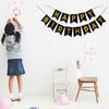 1 Set Happy Birthday Golden Foil Letters Bunting Hanging Garlands String Flags Baby Shower Party Deco