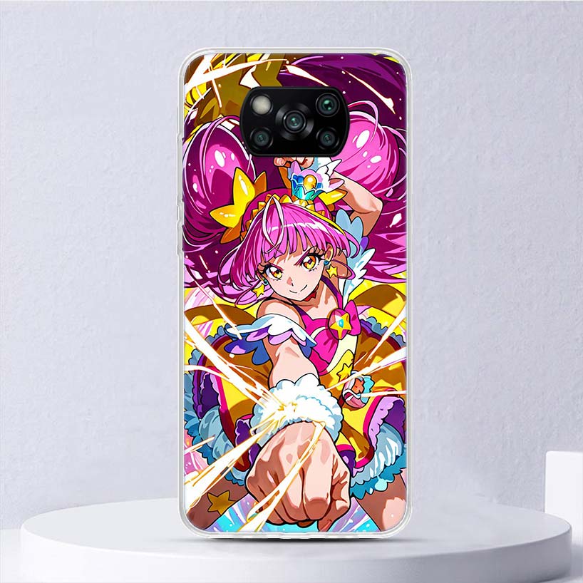 Мягкий чехол Pretty Cure для Xiaomi Poco X7 X6 X5 X4 X3 Nfc F7 Ultra F6 F5 Pro Чехол для телефона F4 Gt F3 M5S M4 M3 M5 M6 Coque