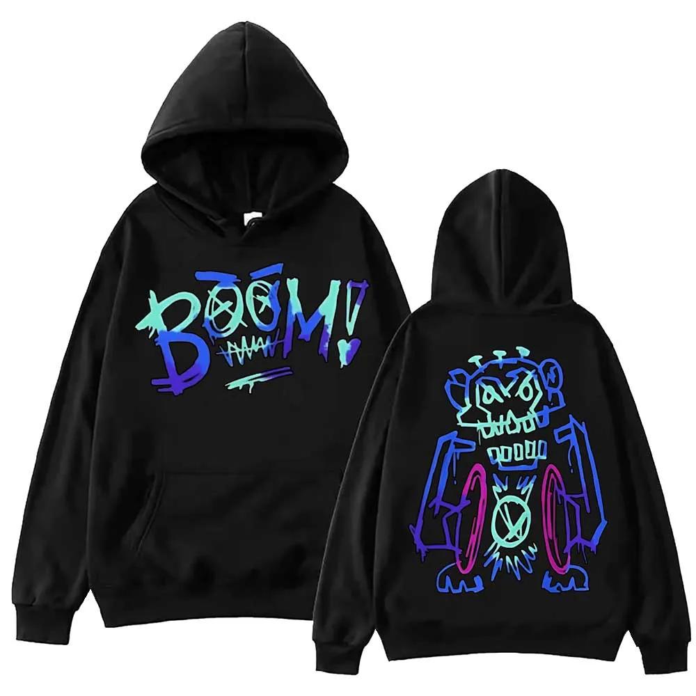 Hot Anime Arcane Jinx Graffiti Hoodie Harajuku Hip Hop Pullover Tops Sweatshirt Fans Gift Graphic Hoodies Unisex Sweatshirts