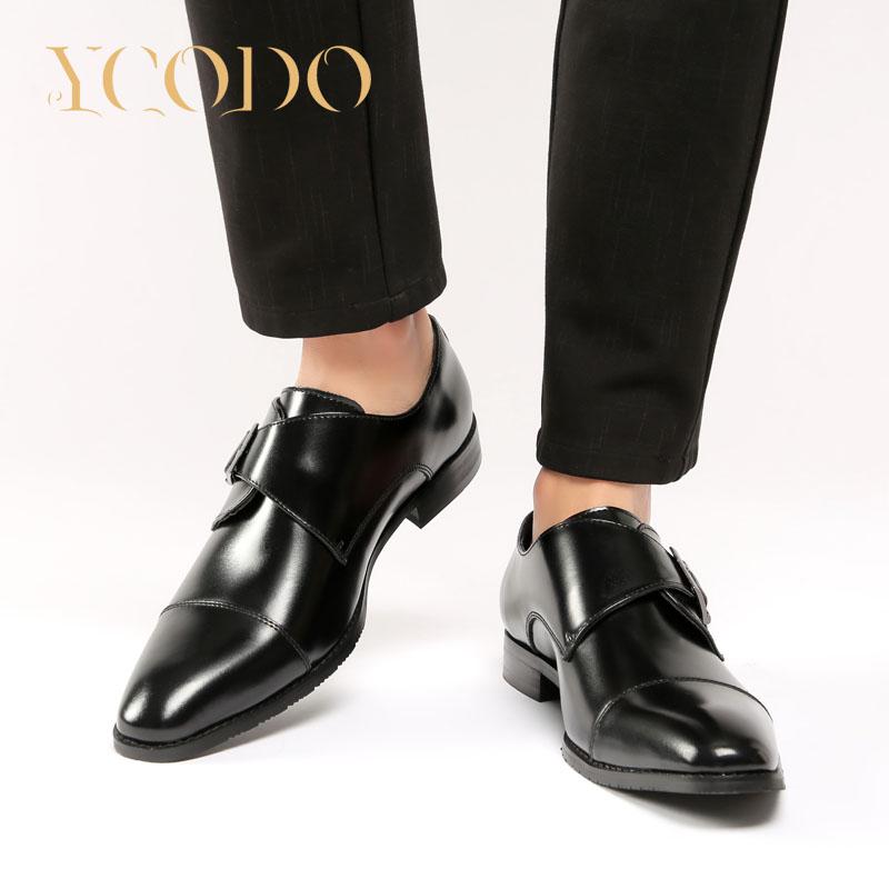 Мужская деловая обувь из натуральной яловой кожи