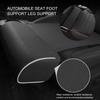 Универсальный кожаный коврик для ног в автомобиль, мягкая подушка для ног, кожаная подушка для колена с эффектом памяти