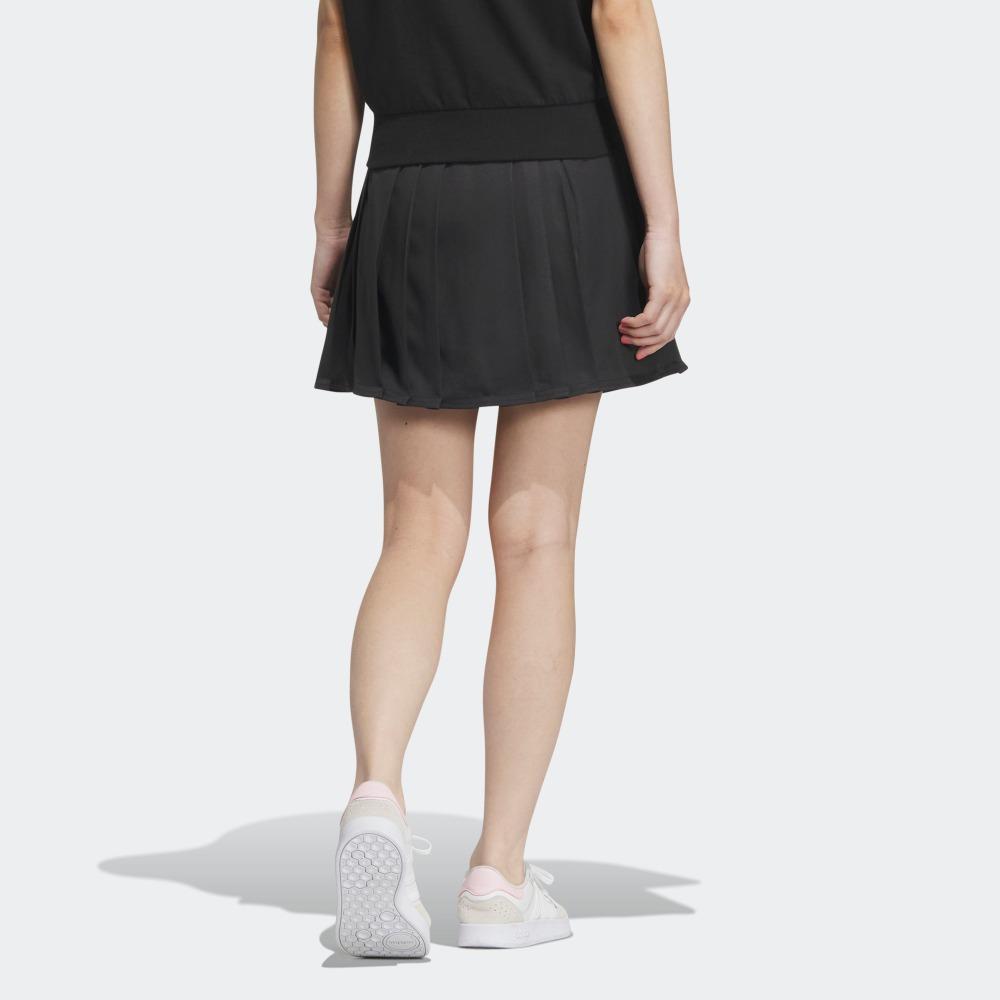 Adidas Neo X Strawberry Bear Co-Branded SS23 Pleated Sports Skirt Women Bottoms Black IP3893