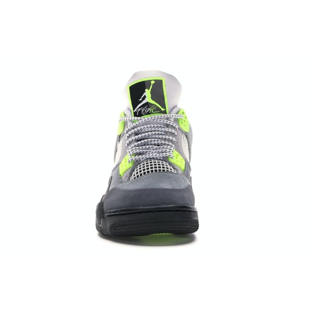 Кроссовки унисекс Air Jordan 4 Retro SE Neon 95 Серые Cool-Grey Volt CT5342-007