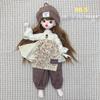 Комплект одежды для куклы BJD 30 см: Милые и Модные Повседневные Комбинезоны для Полного Тела и Кукол-Призраков